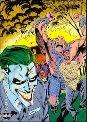 Batman: Saga of the Dark Knight (Base Set) card 73 Knightfall - Arkham Breakout
