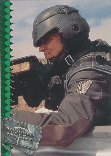Starship Troopers: Series 1 (Base Set) card 69 Trooper Profiles: Jean Rasczak