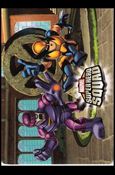 Marvel Super Hero Squad (Base Set) card 72 Wolverine vs Sentinel