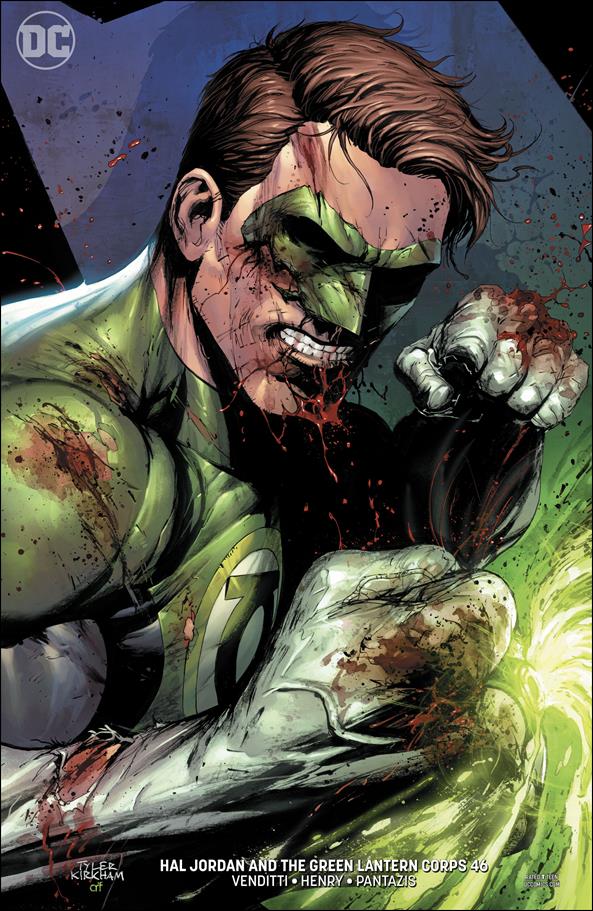 Hal Jordan and the Green Lantern Corps issue 46-B Tyler Kirkham Cover