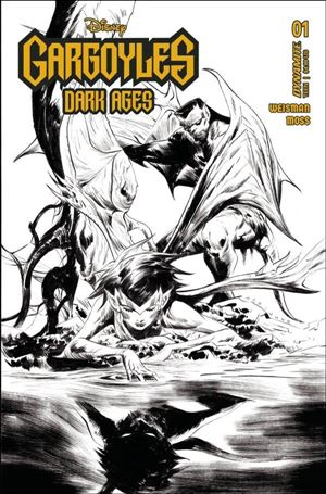 Gargoyles: Dark Ages issue 1-L Jae Lee 1:15 Line Art Cover