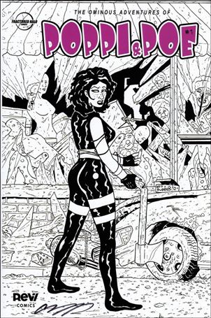 Poppi & Poe issue 1-D Black & White Homage Cover
