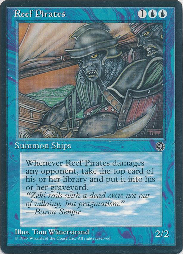 Magic the Gathering: Homelands (Base Set) card 36-B Reef Pirates