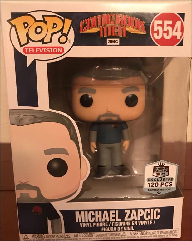 POP! Television figure 554 Michael Zapcic Funko HQ Exclusive 1/120