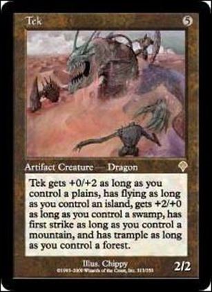 Magic the Gathering: Invasion (Base Set) card 313 Tek
