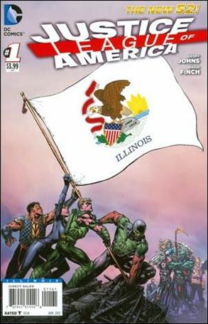 Justice League of America (2013)  issue 1-MN Illinois State Flag Cover