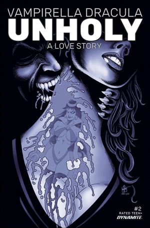 Vampirella/Dracula: Unholy issue 2-F Ken Haeser Cover