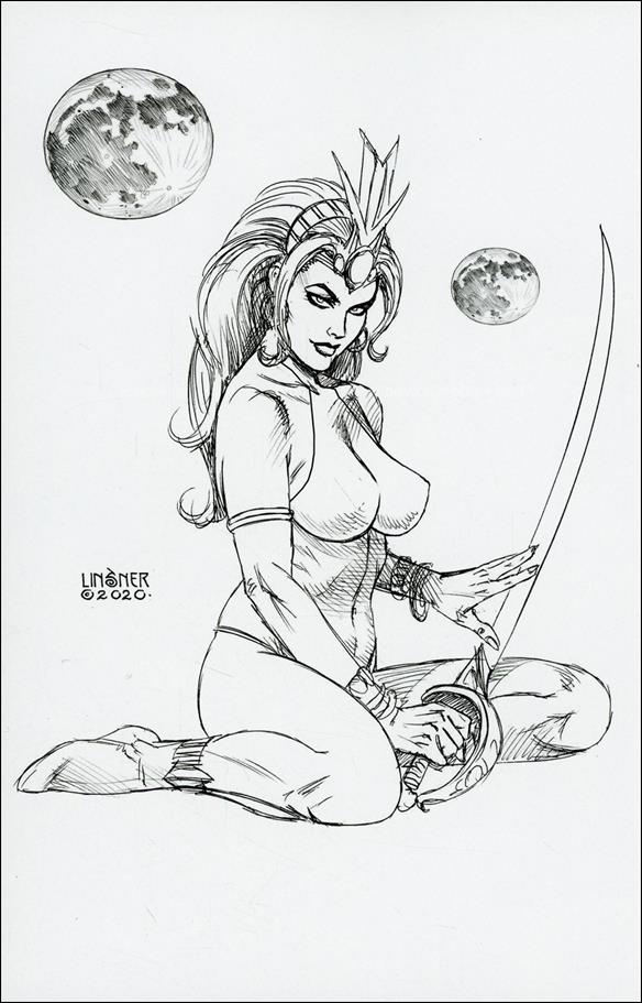 Dejah Thoris (2019) issue 8-P Joseph Michael Linsner 1:40 B&W Virgin Cover