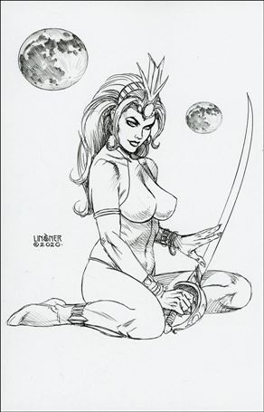Dejah Thoris (2019) issue 8-P Joseph Michael Linsner 1:40 B&W Virgin Cover