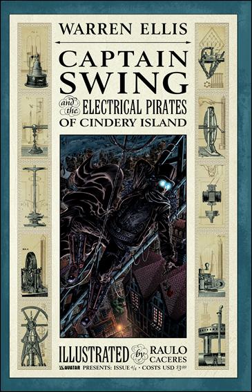 Captain Swing and the Electrical Pirates of Cindery Island issue 4 Standard Cover