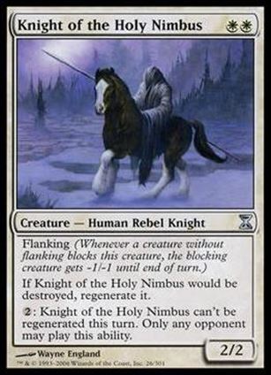 Magic the Gathering: Time Spiral (Base Set) card 26 Knight of the Holy Nimbus