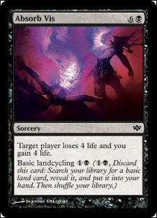 Magic the Gathering: Conflux (Base Set) card 40 Absorb Vis