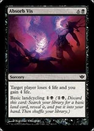 Magic the Gathering: Conflux (Base Set) card 40 Absorb Vis