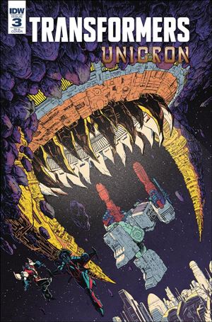 Transformers: Unicron issue 3-C Nick Roche 1:10 Cover