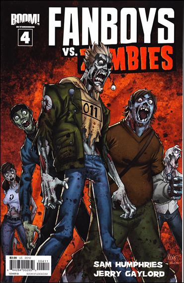 Fanboys vs Zombies issue 4-B Eddie Nunez Cover
