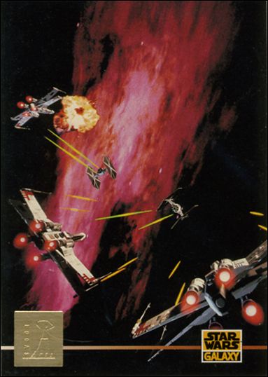 Star Wars Galaxy: Series 3 (LucasArts Subset) card L8 X-Wing Box Cover Art