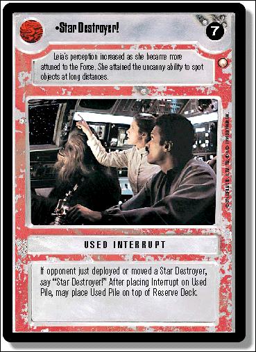 Star Wars: Special Edition Limited (Base Set) card 264 Star Destroyer!