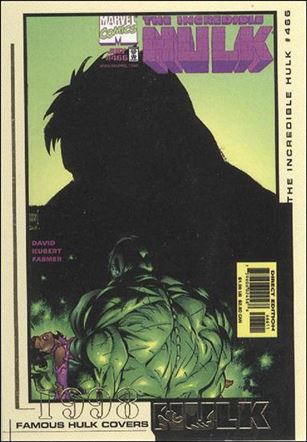 Hulk Film and Comic Cards (Famous Hulk Covers Subset) card FC43 The Incredible Hulk Cover #466 - 1998