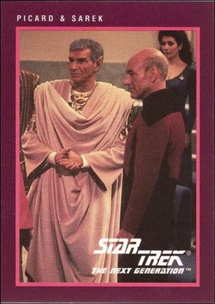 Star Trek 25th Anniversary: Series 2 (Base Set) card 286 Picard & Sarek