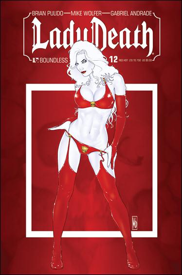 Lady Death (2010) issue 12-E Red Hot Cover 1/750