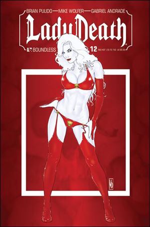 Lady Death (2010) issue 12-E Red Hot Cover 1/750