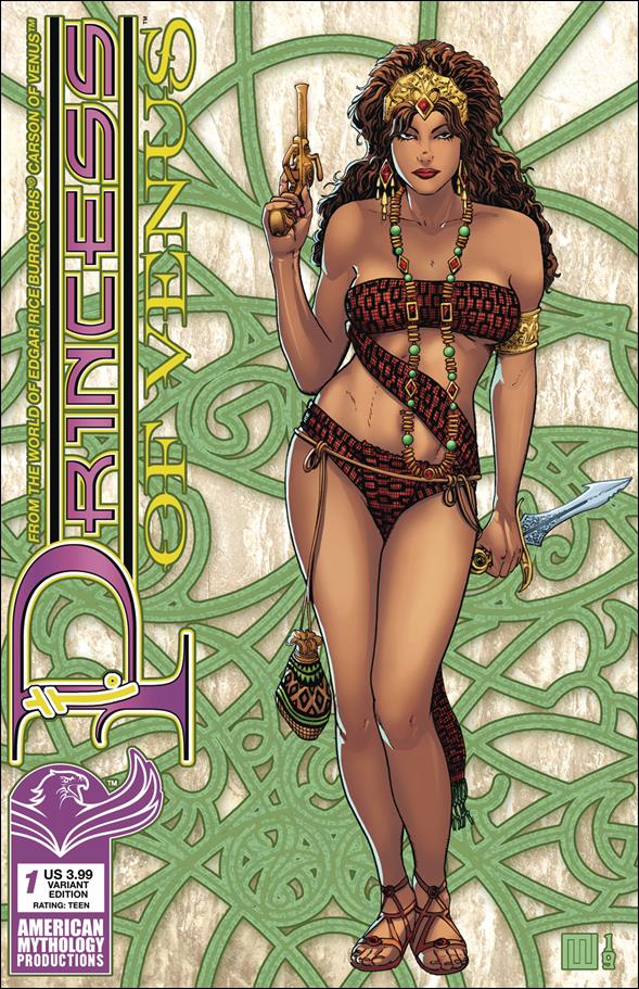 Edgar Rice Burroughs' Princess of Venus issue 1-B Mike Wolfer Cover