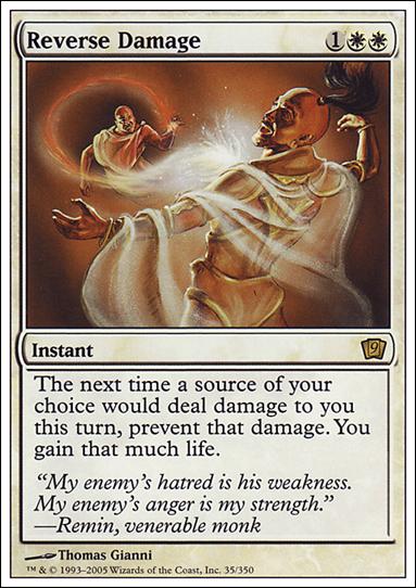 Magic the Gathering: 9th Edition (Base Set) card 35 Reverse Damage