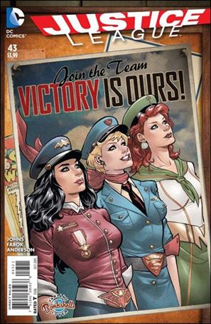 Justice League (2011) issue 43-B Emanuela Lupacchino Bombshells Cover