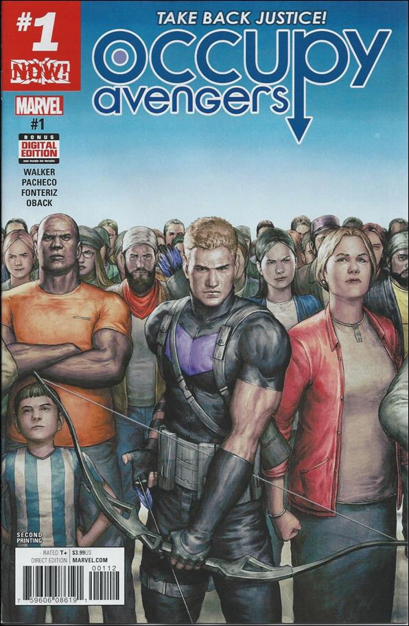 Occupy Avengers issue 1-F Agustin Alessio Cover (2nd Printing)