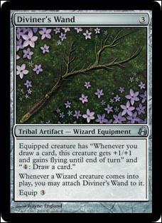 Magic the Gathering: Morningtide (Base Set) card 142 Diviner's Wand