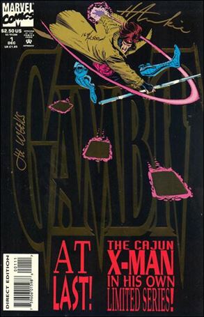 Gambit (1993) issue 1-D DF Set (Signed by H. Mackie & L. Weeks) 1/2500
