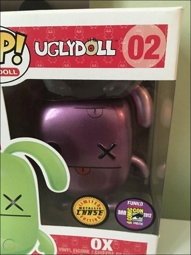 Pop! Uglydoll figure 2-D Ox (Purple Metallic 2012 SDCC)