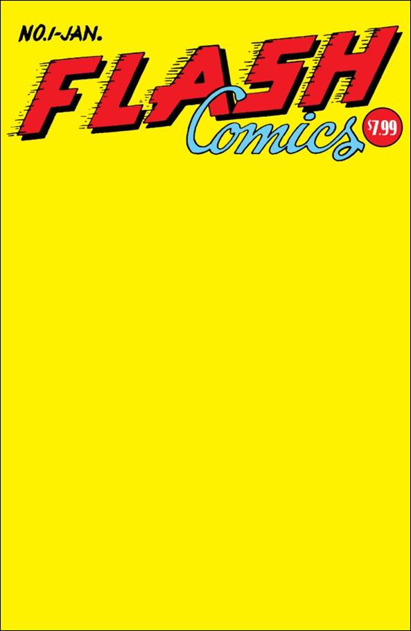 Flash Comics (1939) issue 1-C Facsimile Edition (2024) Blank/Sketch Cover