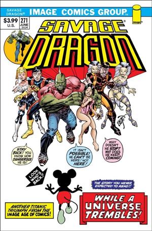 Savage Dragon (1993) issue 271-B Erik Larson 70's Trade Dress Cover
