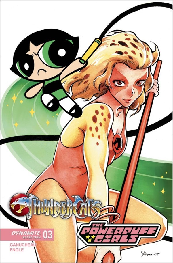 ThunderCats / The Powerpuff Girls issue 3-D Saowee Cardstock Cover