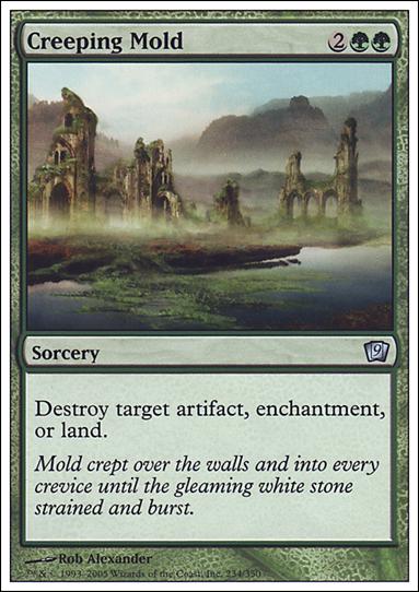 Magic the Gathering: 9th Edition (Base Set) card 234 Creeping Mold