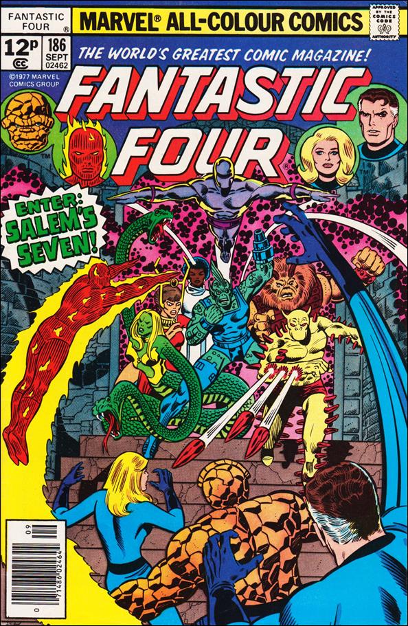 Fantastic Four (1961) issue 186-C UK Price Cover
