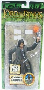 Lord of the Rings (Trilogy) figure 24 Strider (Weathertop w/ Light-Up Torch)