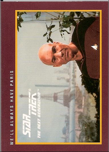 Star Trek 25th Anniversary: Series 1 (Base Set) card 30 We'll Always have Paris