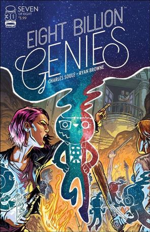 Eight Billion Genies issue 7 Ryan Browne Cover
