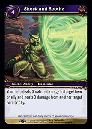 World of Warcraft: Through the Dark Portal (Base Set) card 100 Shock and Soothe