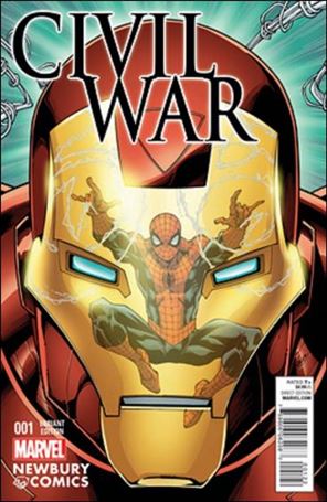 Civil War (2015) issue 1-K Todd Nauck Newbury Comics Cover