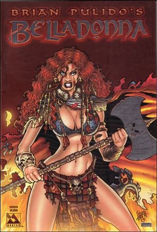 Brian Pulido's Belladonna (2004) issue 0-C Hilinski Platinum Foil Cover 1/800 (Invalid)