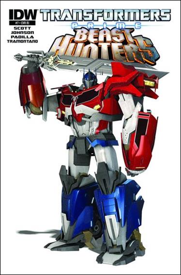 Transformers Prime: Beast Hunters issue 7-B 1:10 Animation Art Cover