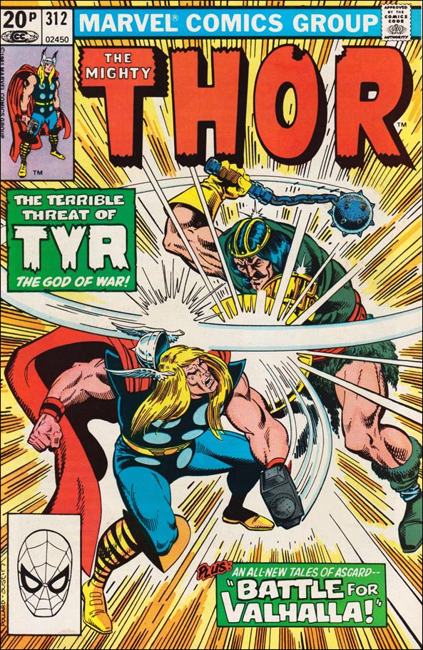 Thor (1966) issue 312-B UK Price Cover