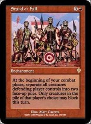 Magic the Gathering: Invasion (Base Set) card 171 Stand Or Fall