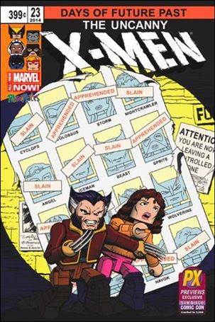 Uncanny X-Men (2013) issue 23-C Minimates SDCC / Previews Cover 1/5000
