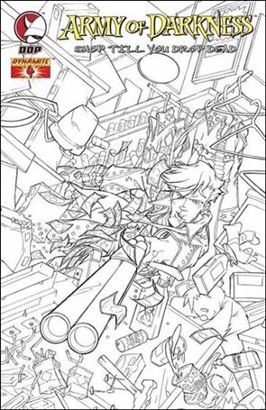 Army of Darkness: Shop Till You Drop Dead issue 4-D Sanford Greene 1:xx Sketch Cover