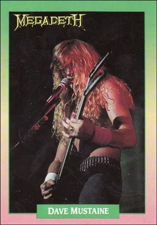 Rock Cards (Base Set) card 93 Dave Mustaine