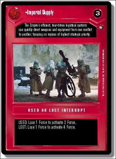 Star Wars: Hoth Limited (Base Set) card 59 Imperial Supply